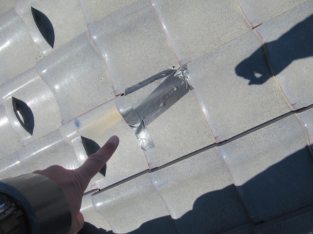 昭和町　屋根現場調査